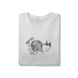 Nome do produto Camiseta Masculina Máquina Da Vinci 100% Algodão Quality