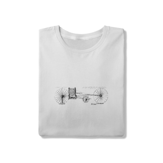 Nome do produto Camiseta Masculina Bicicleta Da Vinci 100% Algodão Quality