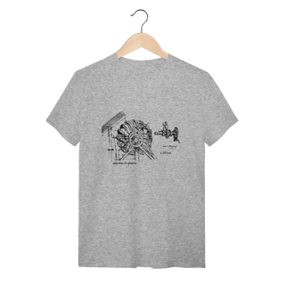 Nome do produto Camiseta Masculina Máquina Da Vinci 100% Algodão Quality
