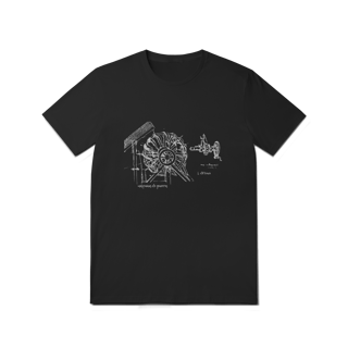 Nome do produto Camiseta Masculina Máquina Da Vinci 100% Algodão Quality