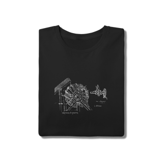 Nome do produto Camiseta Masculina Máquina Da Vinci 100% Algodão Quality