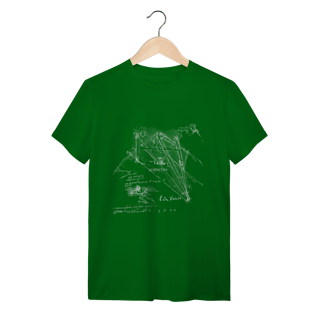 Nome do produto Camiseta Masculina Ornitóptero Da Vinci 100% Algodão Quality
