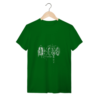 Nome do produto Camiseta Masculina Engranagem Da Vinci 100% Algodão Quality