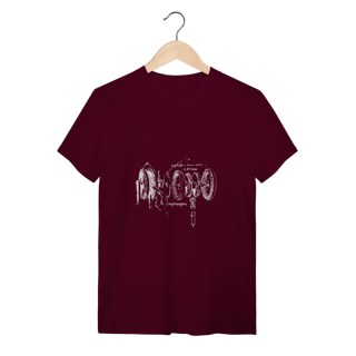 Nome do produto Camiseta Masculina Engranagem Da Vinci 100% Algodão Quality