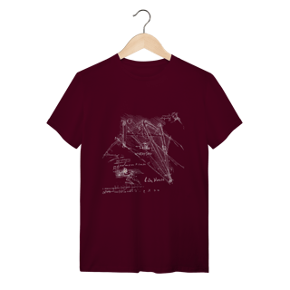 Nome do produto Camiseta Masculina Ornitóptero Da Vinci 100% Algodão Quality