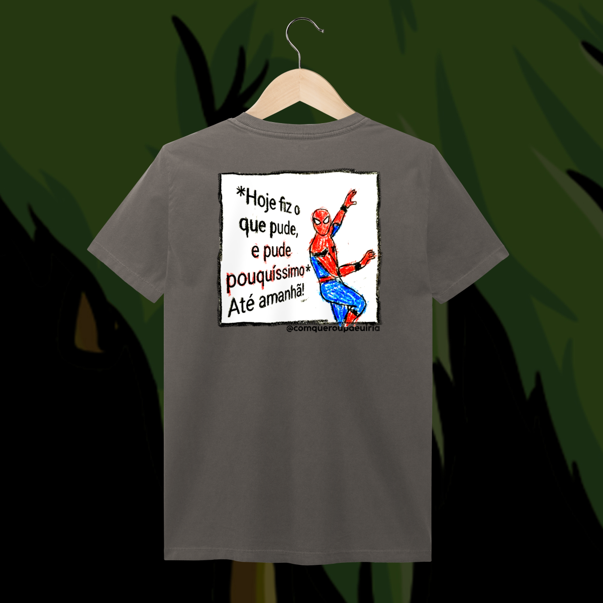 Nome do produto: Algodão Estonado: MIRANHA em HOJE FIZ O QUE PUDE