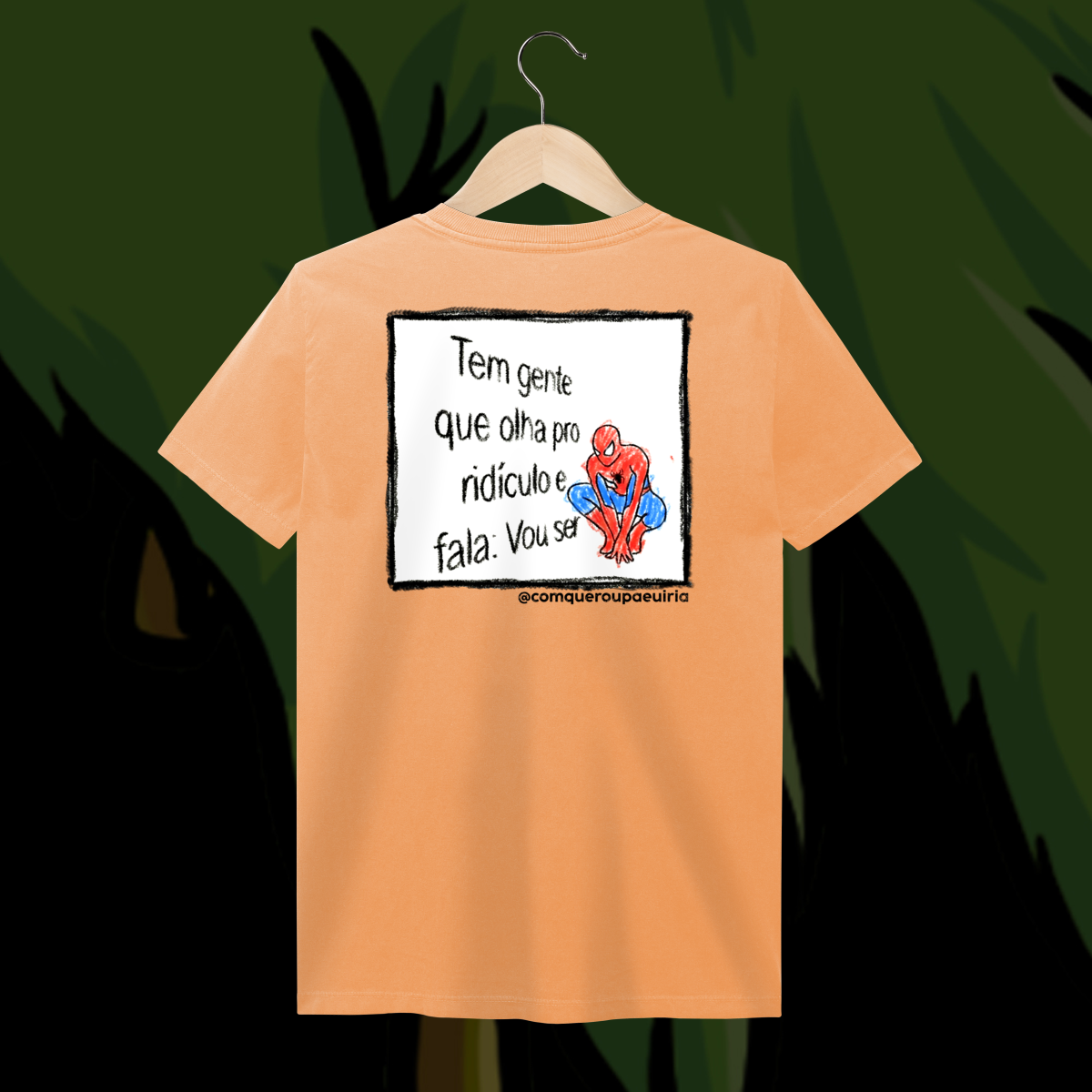 Nome do produto: Algodão Estonado: MIRANHA em RIDÍCULO