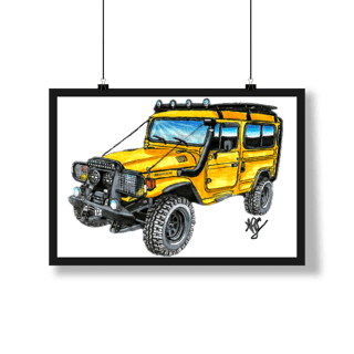 Nome do produto Poster  Toyota Bandeirante