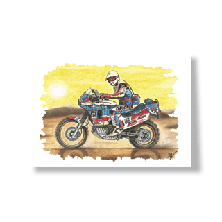 Nome do produto Poster África Twin Dakar