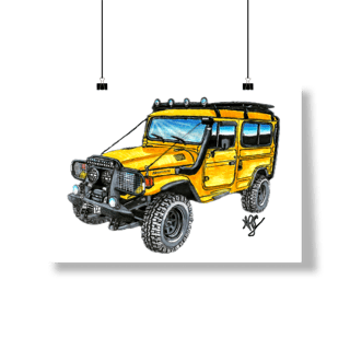 Nome do produto Poster  Toyota Bandeirante