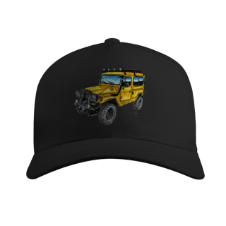 Nome do produto Toyota Bandeirante | Boné Americano com Tela