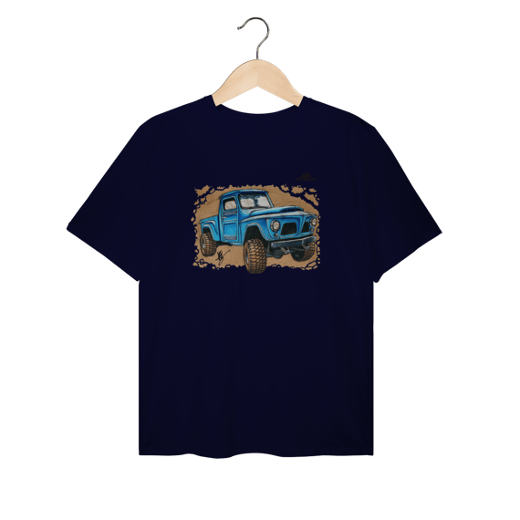 F75 Trail Cartoon Camiseta Plus Size