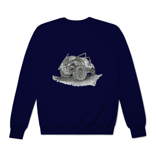 Nome do produto Jeep Willys Sketch | Moletom Fechado