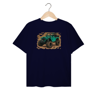 Nome do produto Land Cruiser Camper Camiseta Plus Size