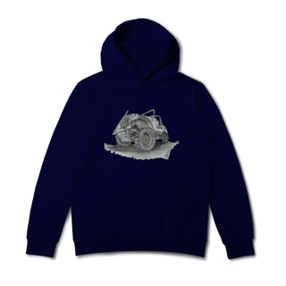 Nome do produto Jeep Willys Sketch | Moletom Canguru