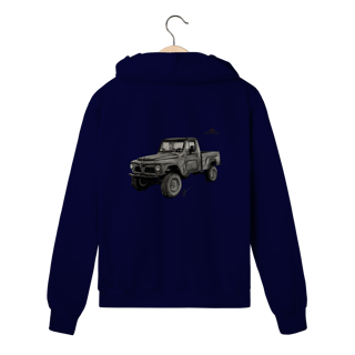 Nome do produto F75 Grafite Blusa Moletom Zíper