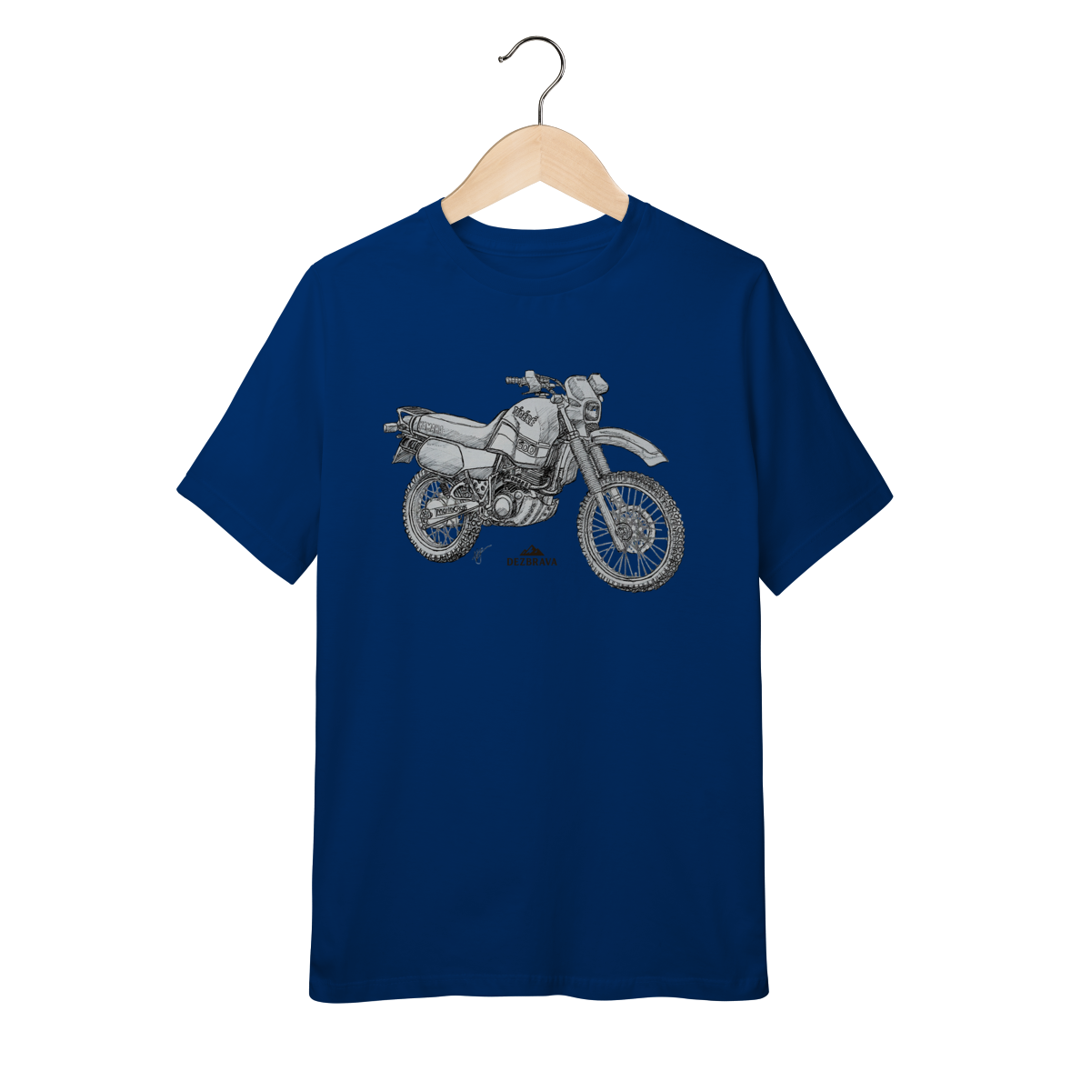 Nome do produto: Ténéré 600 Sketch Camiseta Infantil (10 a 14)