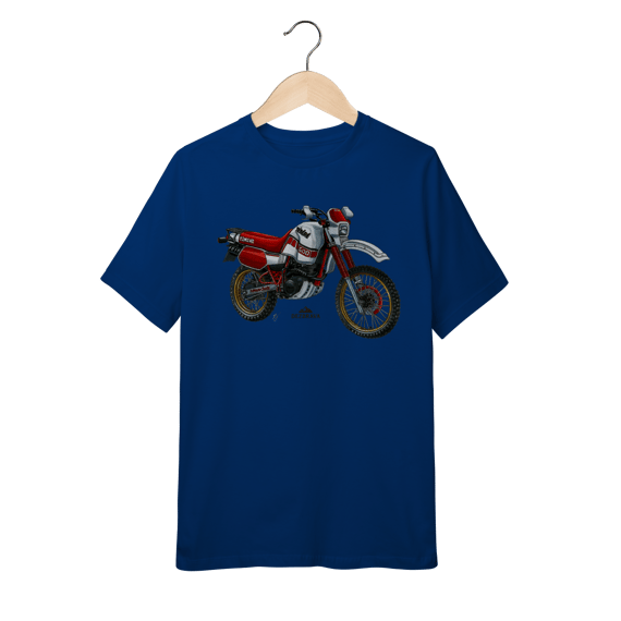 Ténéré 600 Branca Camiseta Infantil (10 a 14)