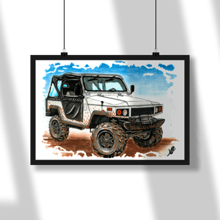 Nome do produto Poster Jipe Engesa