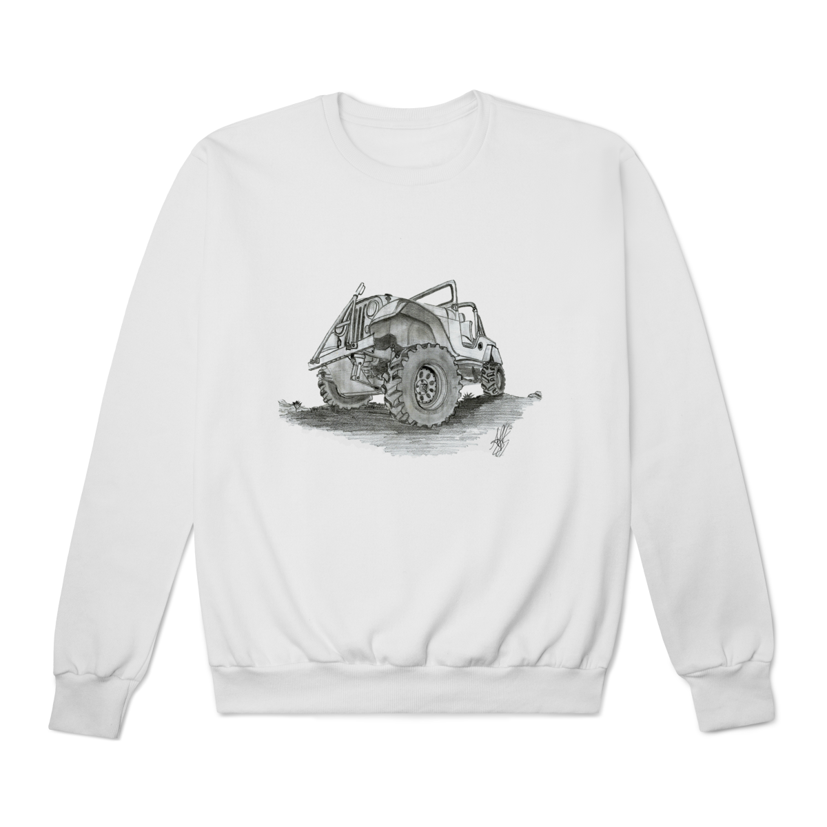 Nome do produto: Jeep Willys Sketch | Moletom Fechado