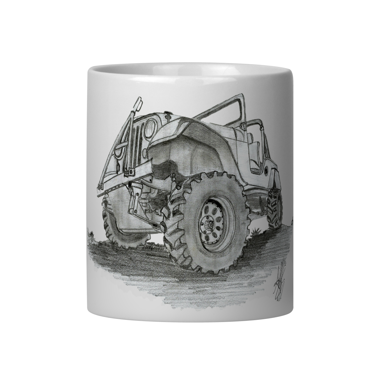 Nome do produto: Caneca Jeep Willys Sketch