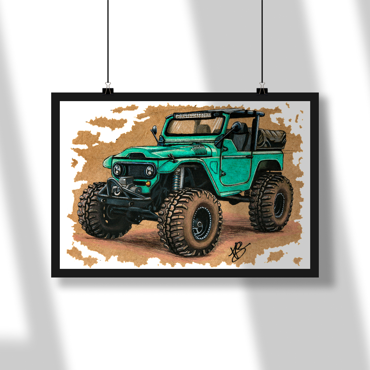 Nome do produto: Land Cruiser Camper Pôster