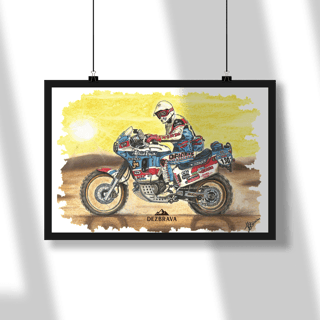 Africa Twin Dakar Pôster