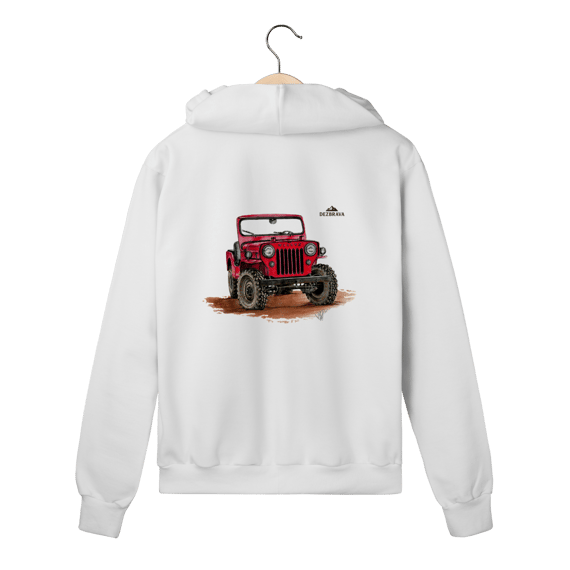 Willys Cj3 Blusa Moletom Zíper