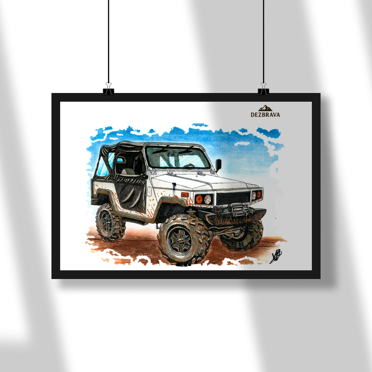 Nome do produto: Engesa Pôster