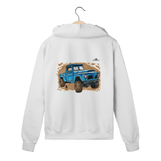 F75 Trail Cartoon Blusa Moletom Zíper