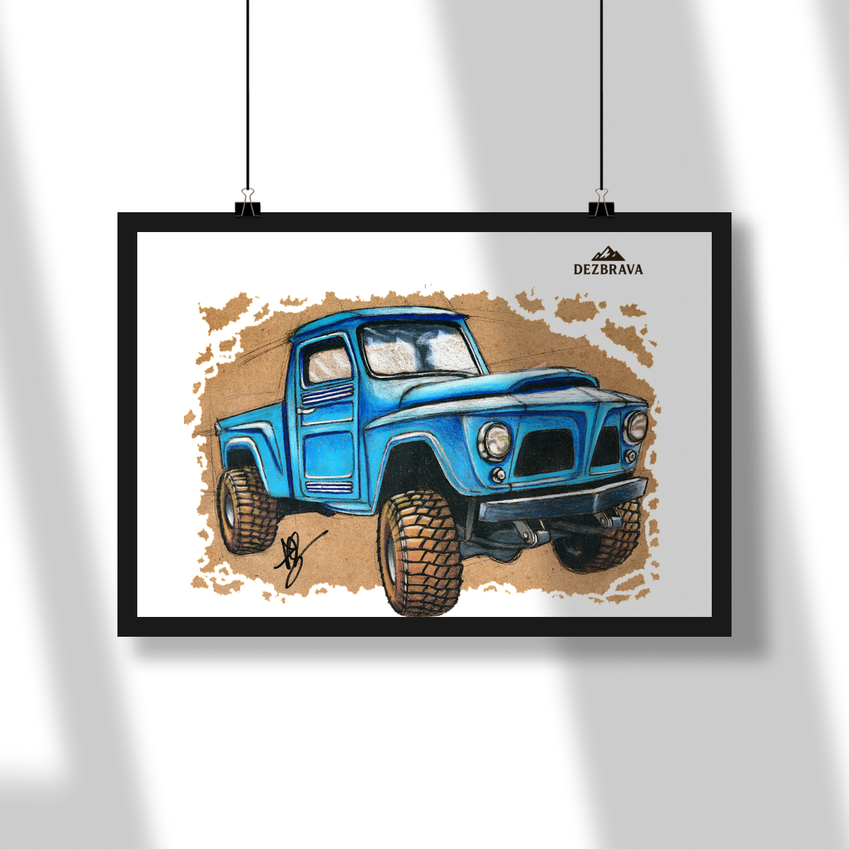 Nome do produto: F75 Trail Cartoon Pôster