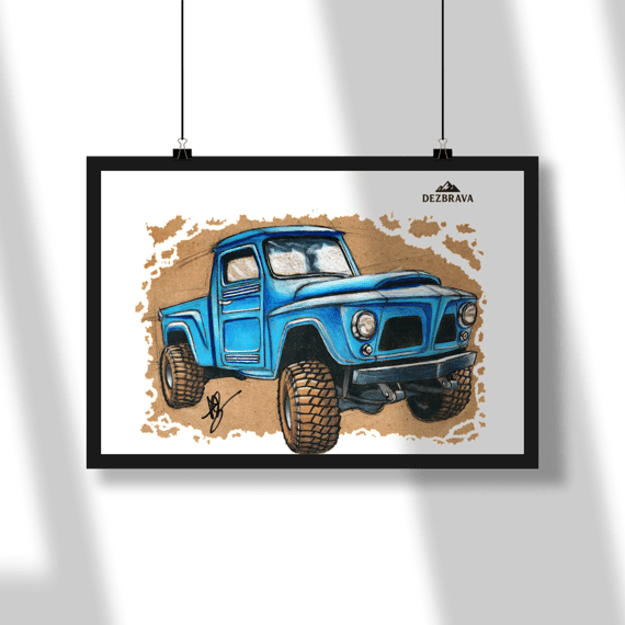 F75 Trail Cartoon Pôster