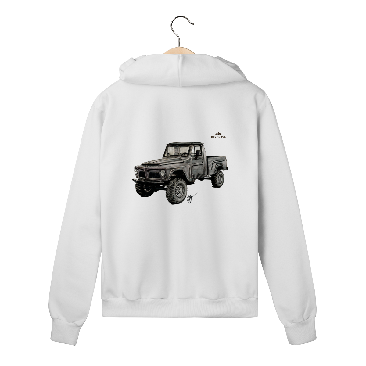 Nome do produto: F75 Grafite Blusa Moletom Zíper