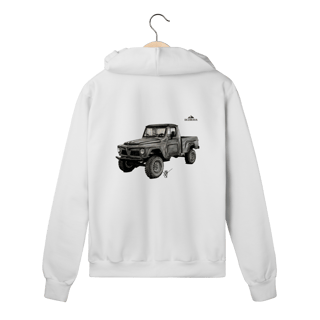 F75 Grafite Blusa Moletom Zíper