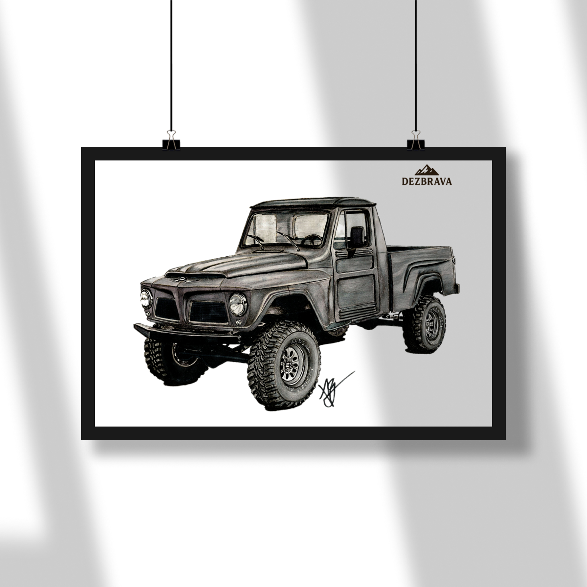 Nome do produto: F75 Grafite Pôster