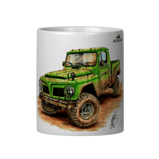F75 Green Action Caneca