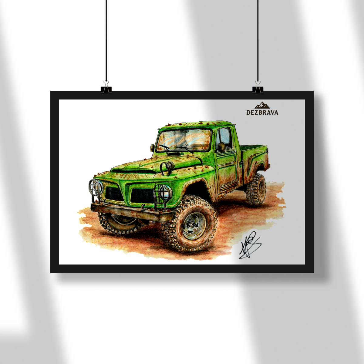 Nome do produto: F75 Green Action Pôster