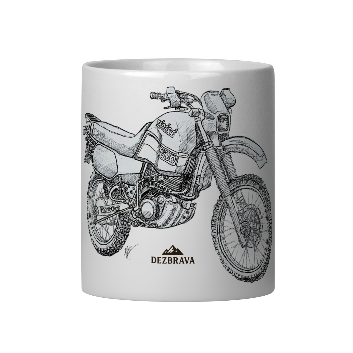 Nome do produto: Ténéré 600 Sketch Caneca