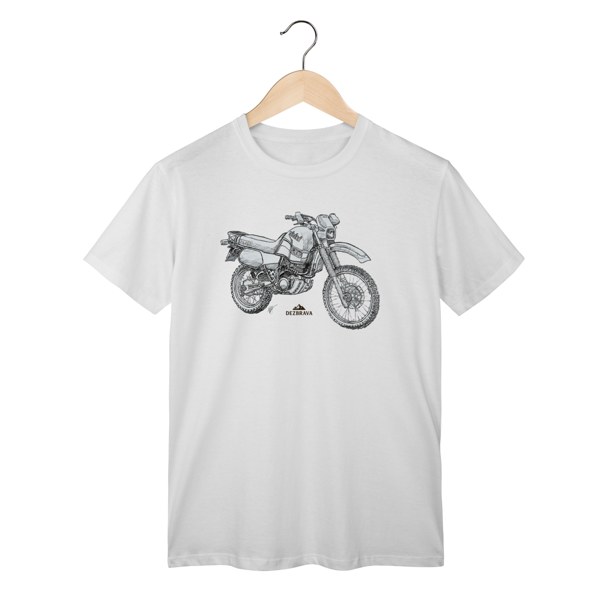 Nome do produto: Ténéré 600 Sketch Camiseta Classic