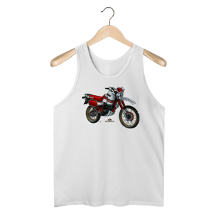 Ténéré 600 Branca Camiseta Regata