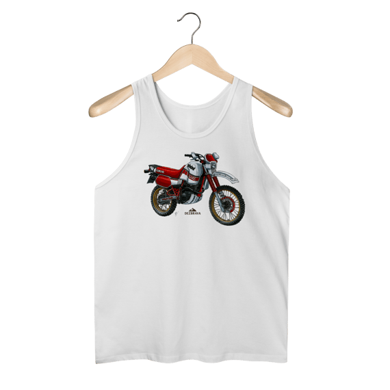 Ténéré 600 Branca Camiseta Regata