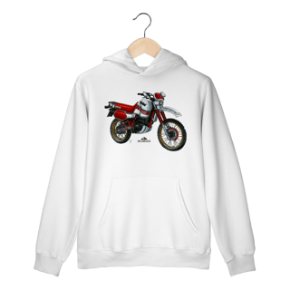 Nome do produto Ténéré 600 Branca Blusa Moletom Canguru