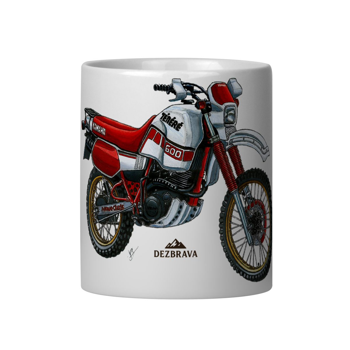 Nome do produto: Ténéré 600 Branca Caneca