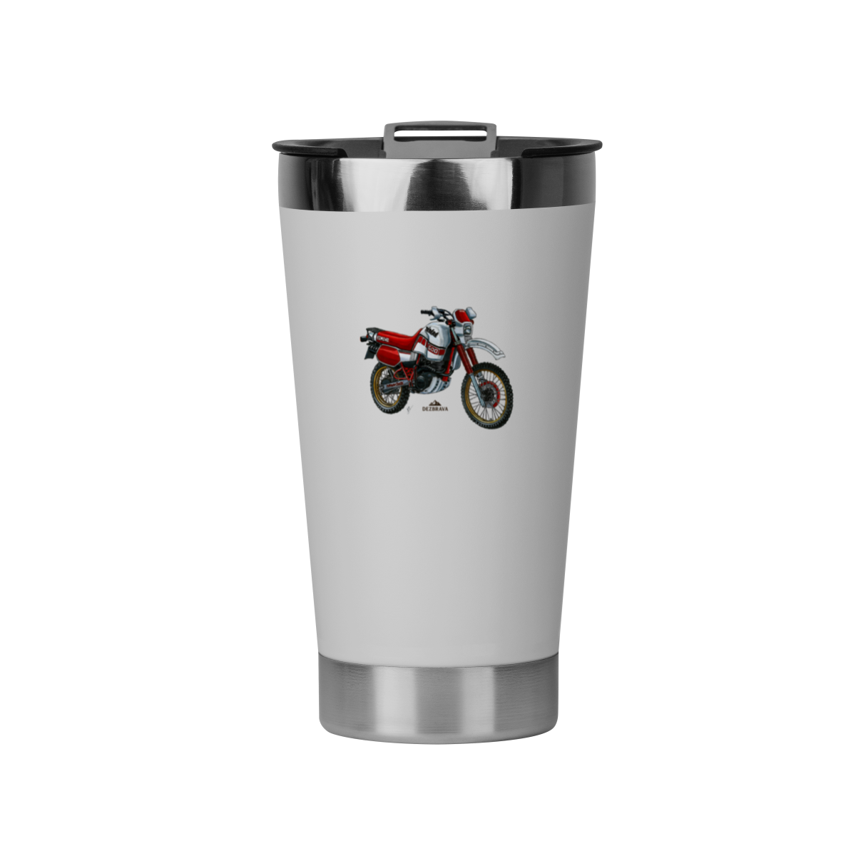 Nome do produto: Ténéré 600 Branca Copo Térmico