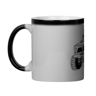 Nome do produto Caneca Mágica Rural Willys Sketch 