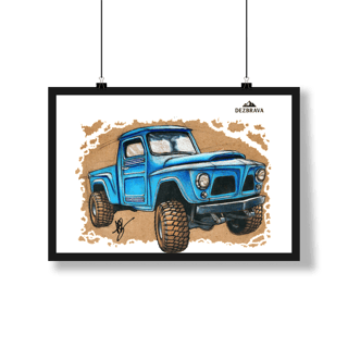 Nome do produto F75 Trail Cartoon Pôster