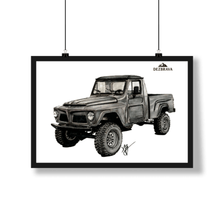 Nome do produto F75 Grafite Pôster