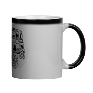 Nome do produto Caneca Mágica Rural Willys Sketch 