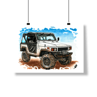 Nome do produto Poster Jipe Engesa