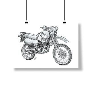 Nome do produto Poster Ténéré Sketch 